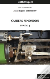 Capa do artigo Cahiers Simondon Tome 3