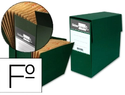 Capa do artigo Caixa de transferencias com fole formato folio verde