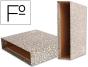 Caixa para pasta de arquivo liderpapel classic red folio marmoreada cinza - Preview