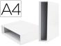 White A4 wide spine file folder box for Liderpapel Documenta documents. - Preview