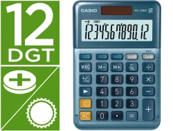 Capa do artigo Calculadora casio ms-120em secretaria 12 digitos tx +/- tecla duplo zero cor azul