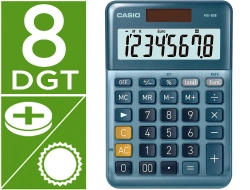 Capa do artigo Calculadora casio ms-80e secretaria 8 digitos tx +/- tecla duplo zero cor azul