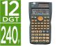 Calculadora liderpapel cientifica xf34 12 digitos 240 funcoes com tampa solar e pilhas cor cinza 156x85x20 mm - Preview