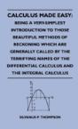 Calculus Made Easy - Preview