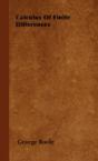 Calculus Of Finite Differences - Preview