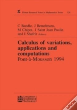 Capa do artigo Calculus Of Variations, Applications And Computations
