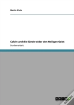 Capa do artigo Calvin Und Die Sunde Wider Den Heiligen Geist