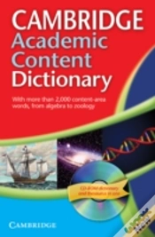 Capa do artigo Cambridge Academic Content Dictionary Paperback With Cd-Rom