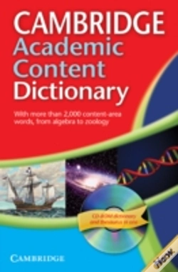 Capa do artigo Cambridge Academic Content Dictionary Paperback With Cd-Rom