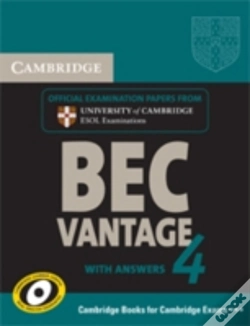 Capa do artigo Cambridge Bec 4 Vantage Self-Study Pack (Student'S Book With Answers And Audio Cds (2))