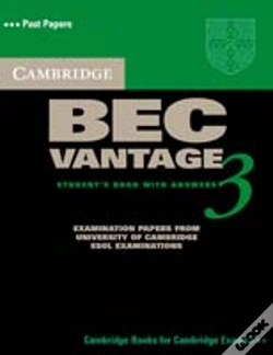 Capa do artigo Cambridge Bec Vantage 3 Student'S Book With Answers