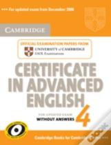 Cambridge Certificate In Advanced Englis