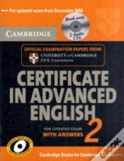 Capa do artigo Cambridge Certificate In Advanced English 2 For Updated Exam Self-Study Pack