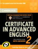 Cambridge Certificate In Advanced English 2 For Updated Exam Student'S Book With Answers