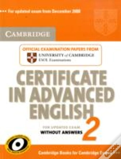 Capa do artigo Cambridge Certificate In Advanced English 2 For Updated Exam Student'S Book Without Answers
