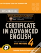 Capa do artigo Cambridge Certificate In Advanced English 4 For Updated Exam Self-Study Pack (Student