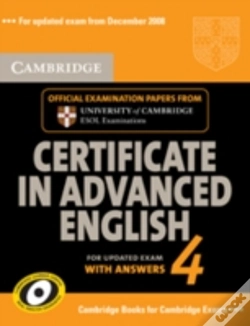 Capa do artigo Cambridge Certificate In Advanced English 4 For Updated Exam Self-Study Pack (Student'S Book With Answers And Audio Cds (2))