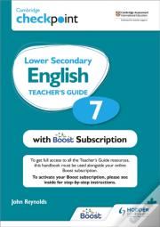 Cambridge Checkpoint Lower Secondary English Teacher'S Guide 7 With Boost Subscription