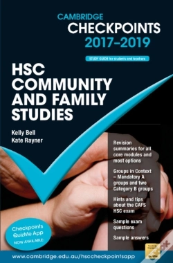 Capa do artigo Cambridge Checkpoints Hsc Community And Family Studies 2017-19