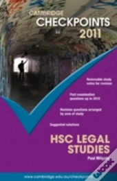 Cambridge Checkpoints Hsc Legal Studies 2011