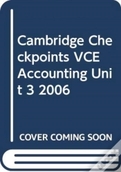 Capa do artigo Cambridge Checkpoints Vce Accounting Unit 3 2006