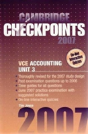 Cambridge Checkpoints Vce Accounting Unit 3 2007 - Preview
