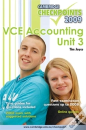 Capa do artigo Cambridge Checkpoints Vce Accounting Unit 3 2009