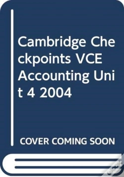 Capa do artigo Cambridge Checkpoints Vce Accounting Unit 4 2004