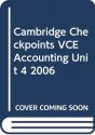 Cambridge Checkpoints Vce Accounting Unit 4 2006 - Preview