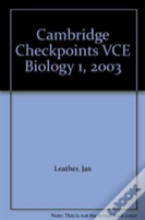 Cambridge Checkpoints Vce Biology 1, 2003