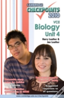 Capa do artigo Cambridge Checkpoints Vce Biology Unit 4 2010