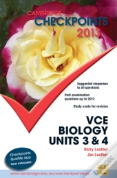 Cambridge Checkpoints Vce Biology Units 3 And 4 2013
