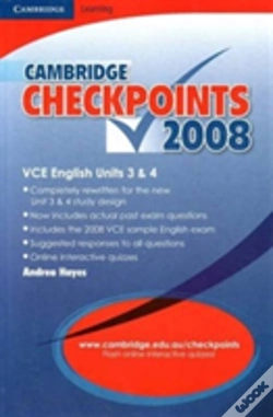 Capa do artigo Cambridge Checkpoints Vce English Units 3&4 2008