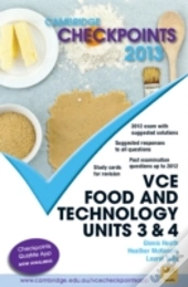 Cambridge Checkpoints Vce Food And Technology Units 3 And 4 2013
