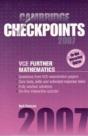 CAMBRIDGE CHECKPOINTS VCE FURTHER MATHEMATICS 2007 - Preview