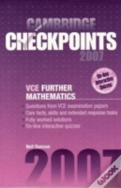 Capa do artigo CAMBRIDGE CHECKPOINTS VCE FURTHER MATHEMATICS 2007