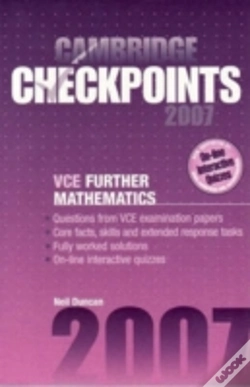 Capa do artigo CAMBRIDGE CHECKPOINTS VCE FURTHER MATHEMATICS 2007