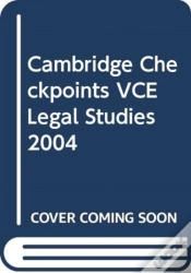 Capa do artigo Cambridge Checkpoints Vce Legal Studies 2004
