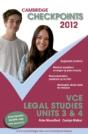 Cambridge Checkpoints Vce Legal Studies Units 3&4 2012 - Preview