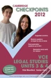 Cambridge Checkpoints Vce Legal Studies Units 3&4 2012