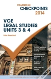 Capa do artigo Cambridge Checkpoints Vce Legal Studies Units 3&4 2014