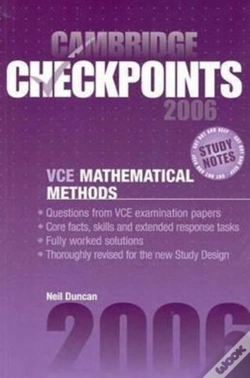 Capa do artigo Cambridge Checkpoints Vce Mathematical Methods 2006
