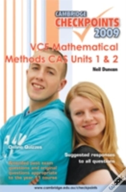 Capa do artigo Cambridge Checkpoints Vce Mathematical Methods Cas Units 1&2