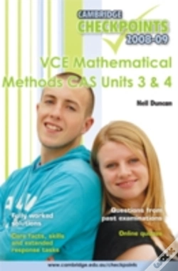 Capa do artigo Cambridge Checkpoints Vce Mathematical Methods Cas Units 3 And 4 2009