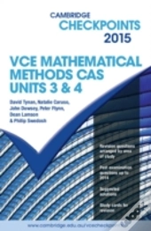 Cambridge Checkpoints Vce Mathematical Methods Cas Units 3 And 4 2015