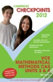 Capa do artigo Cambridge Checkpoints Vce Mathematical Methods Cas Units 3&4 2012