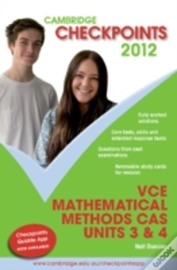 Capa do artigo Cambridge Checkpoints Vce Mathematical Methods Cas Units 3&4 2012