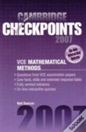 Capa do artigo Cambridge Checkpoints Vce Mathematical Methods Units 3 And 4 2007