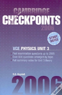 Capa do artigo Cambridge Checkpoints Vce Physics Unit 3 2006