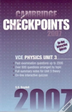 Capa do artigo Cambridge Checkpoints Vce Physics Unit 3 2007